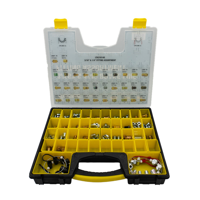 3/16" & 1/4" Fitting Assortment | 32 SKU