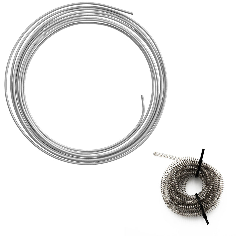 3/16" x 25 Galvanized Steel Coil & 16 Stainless Steel Gravel Guard