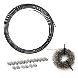 PVF-Coated Steel Brake Line Kit 3/16" 25 - 4LifetimeLines LTPC325KITGG
