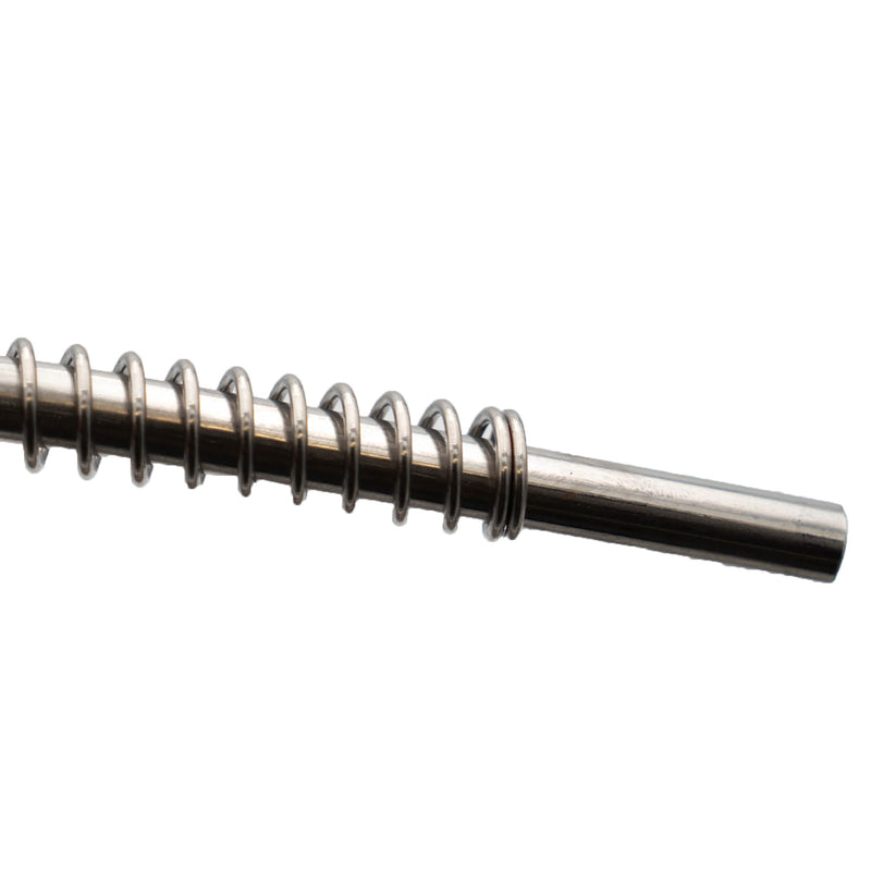 1/4" x 25 Stainless Steel Coil & 16 Stainless Steel Gravel Guard