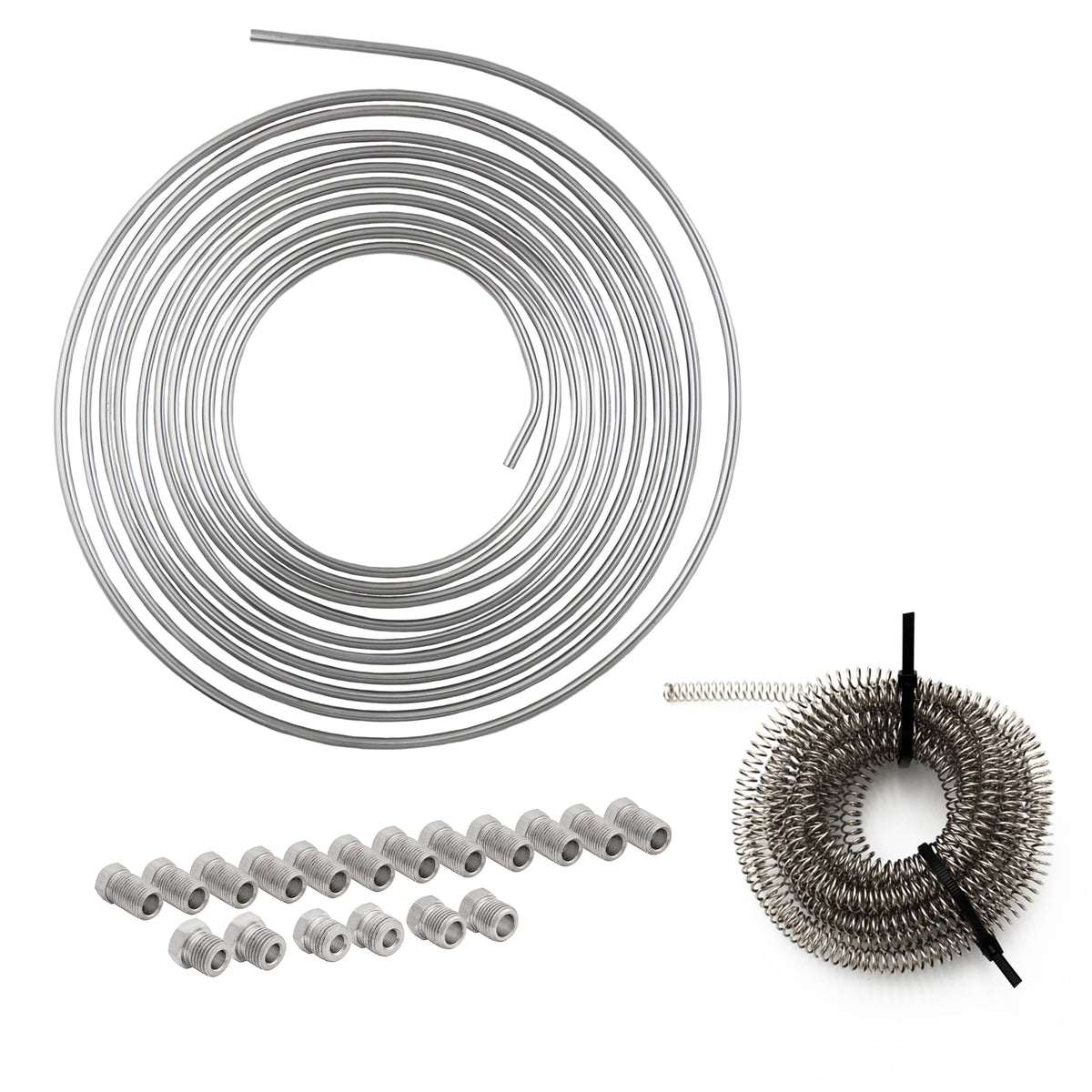 1 4 X 25 Ft Stainless Steel Brake Line Gravel Guard Kit 4Lifetime 1-4-x-25-ft-stainless-steel-brake-line-gravel-guard-kit-4lifetime