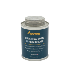 Industrial White Lithium Grease 8oz Brush Top