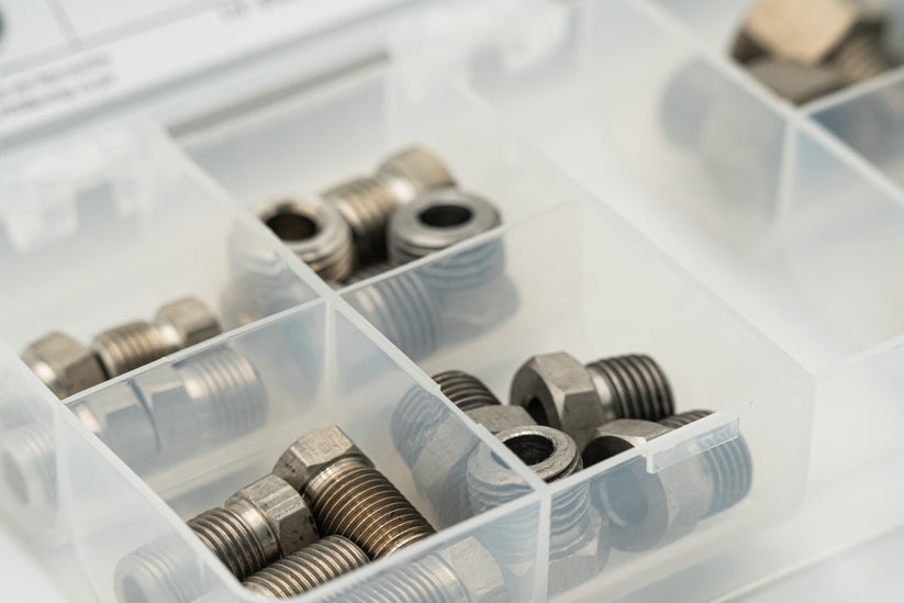 1/4" Stainless Steel Fitting Assortment | 8 SKU