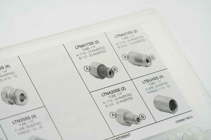 1/4" Stainless Steel Fitting Assortment | 8 SKU