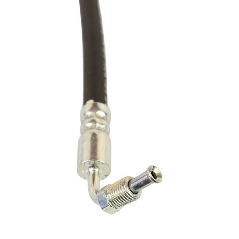 Rubber Brake Hose, 3/16" x 18", MF Swivel, 3/8-24