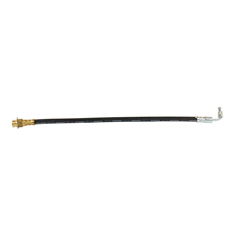 Rubber Brake Hose, 3/16" x 18", MF Swivel, 3/8-24