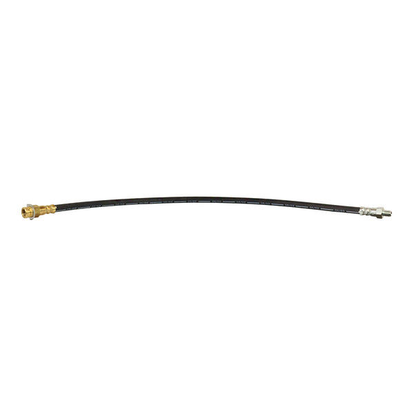 Rubber Brake Hose, 3/16" x 24", MF, 3/8-24