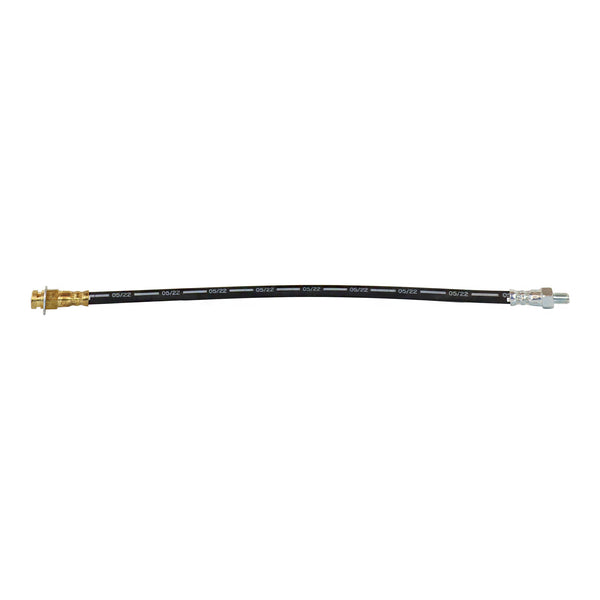 Rubber Brake Hose, 3/16" x 18", MF, 3/8-24