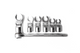 Crows Feet Adjustable Flare Nut Sockets | 3/8" Drive | 6 Piece Metric Set