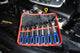 Ratcheting Open End Wrench Kit | Metric & SAE | 7 Wrenches | 3/8", 10mm, 7/16 inch, 12mm, 1/2", 15mm, 5/8"