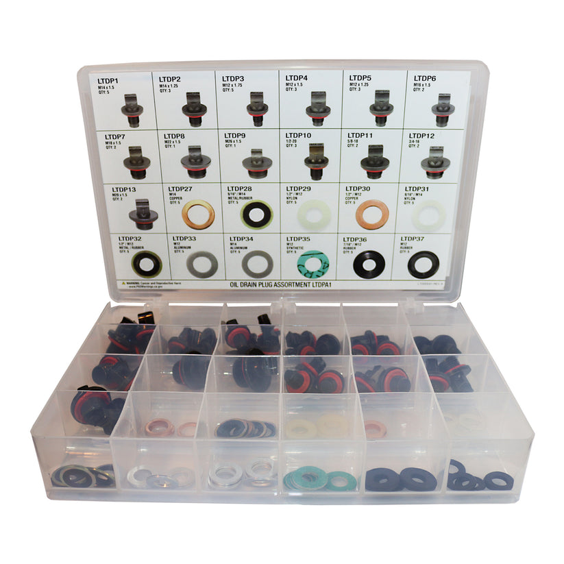 Oil Drain Plug and Gasket Replacement Assortment