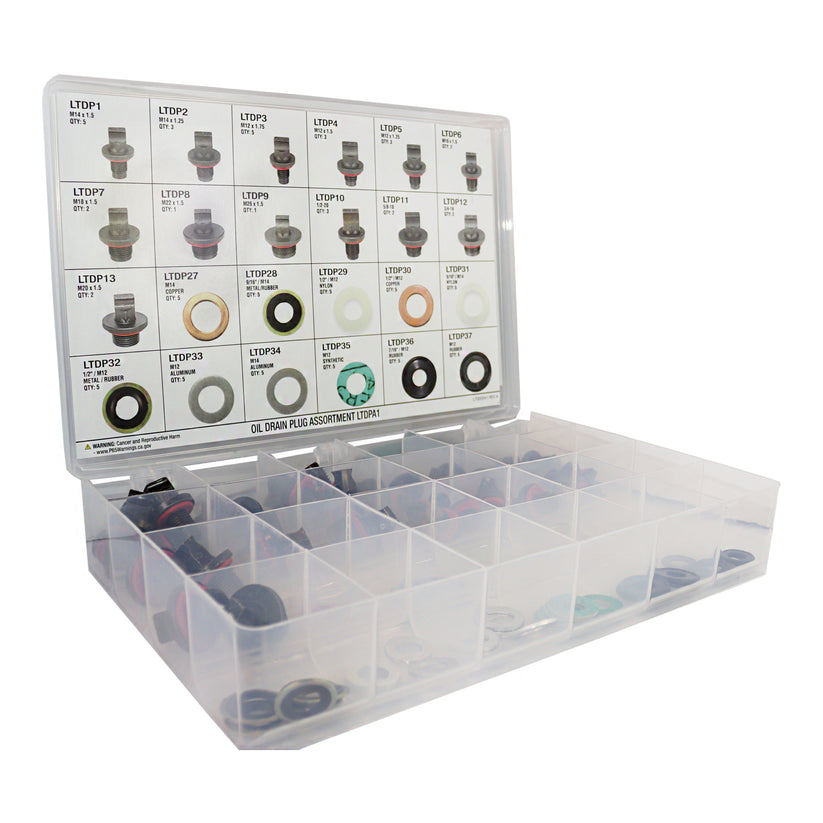 Oil Drain Plug and Gasket Replacement Assortment