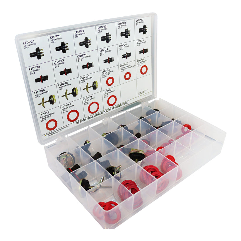 Oil Drain Repair Plug and Gasket Replacement Assortment
