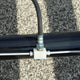Rubber Brake Hose, 3/16" x 18", MF Swivel, 3/8-24
