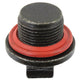 4LIFETIMELINES M22x1.50 Black Oxide Coated Steel Oil Drain Plug, 14mm Hex - 4LifetimeLines