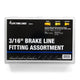 3/16" Brake Line Fitting Assortment | 24 SKU - 4LifetimeLines