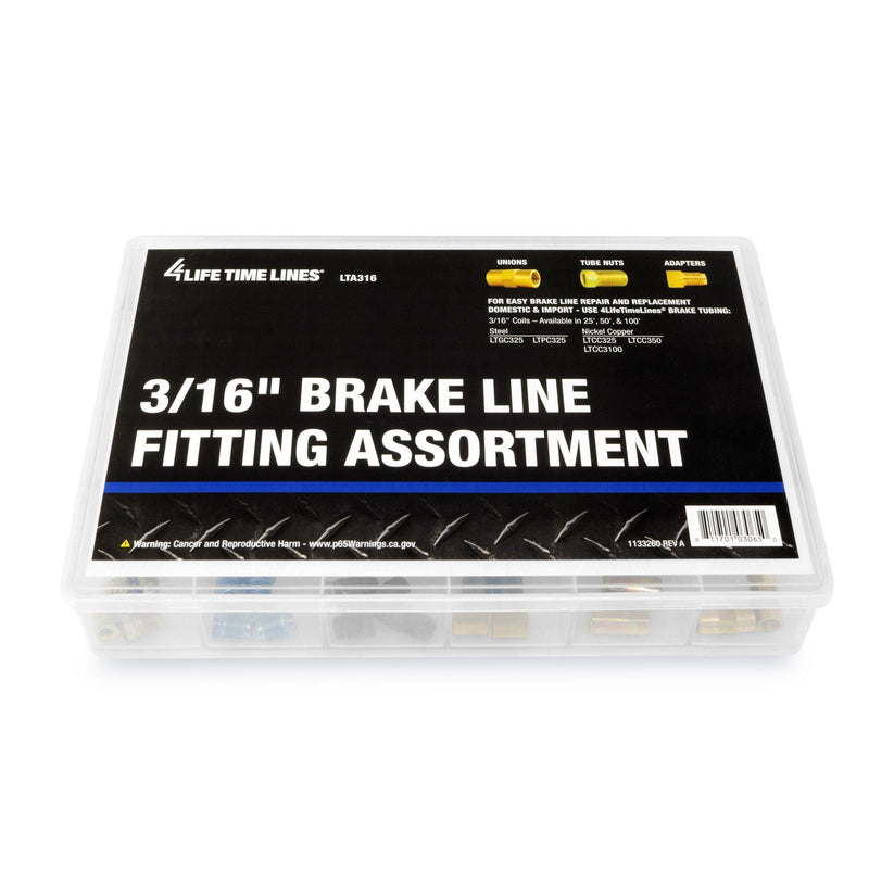 3/16" Brake Line Fitting Assortment | 24 SKU - 4LifetimeLines