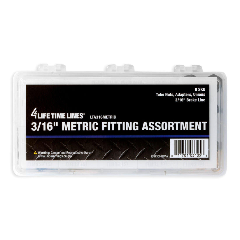 3/16" Metric Fitting Assortment | 9 SKU - 4LifetimeLines