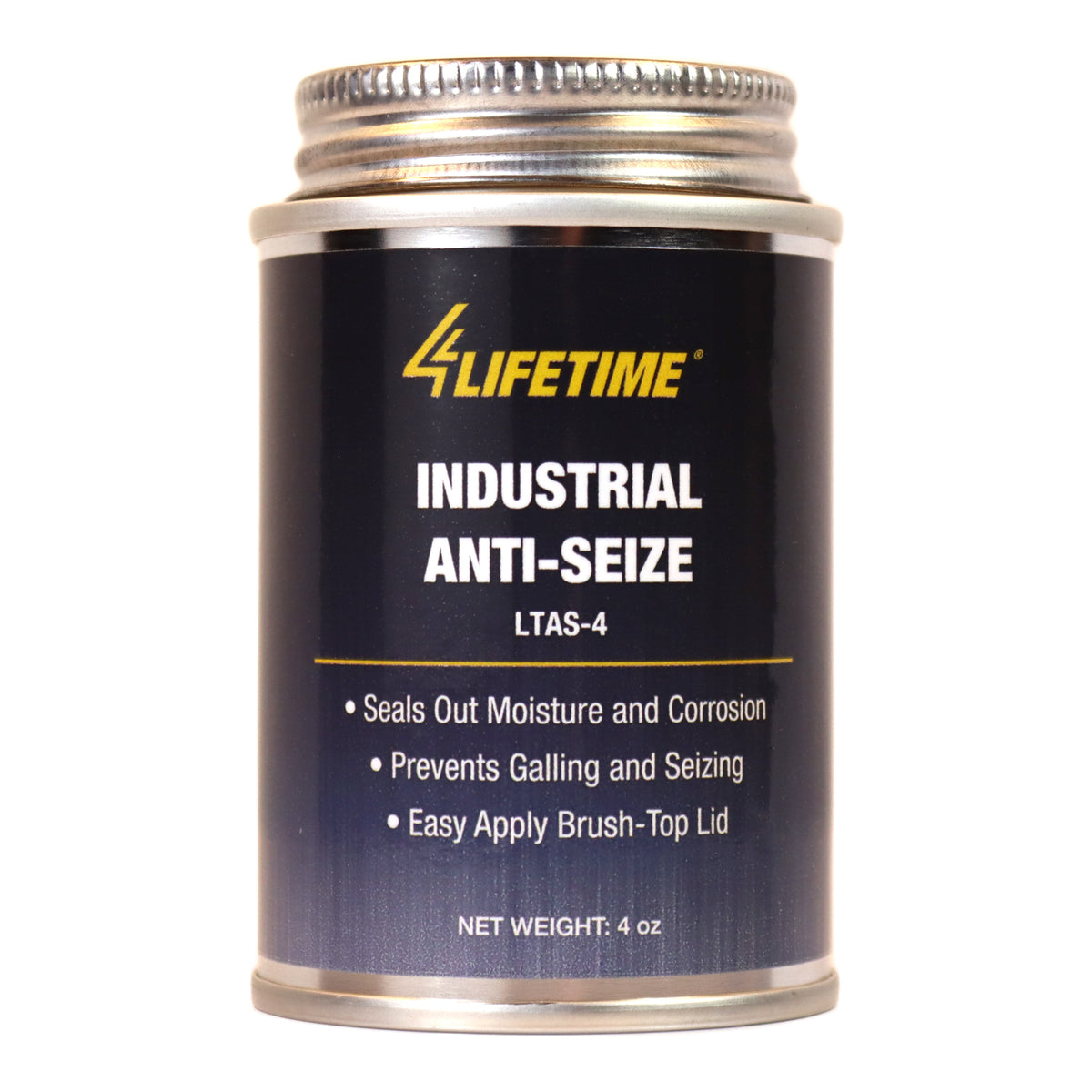 Industrial Anti-Seize Lubricant 4 oz Brush-Top | Thread Protection | 4LifetimeLines Industrial Anti-Seize Lubricant 4 oz Brush-Top | Thread Protection | 4LifetimeLines