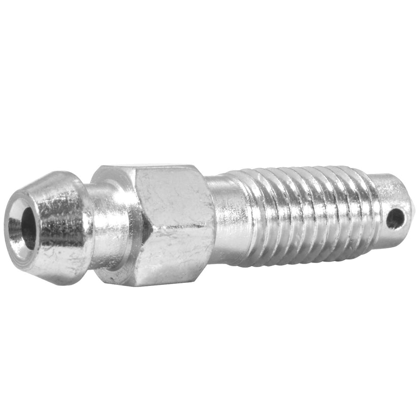M7x1.0 | 8mm Hex | Stainless Steel Brake Bleeder Screw | 2ct
