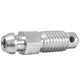 M8x1.25 | 8mm Hex | Stainless Steel Brake Bleeder Screw | 2ct
