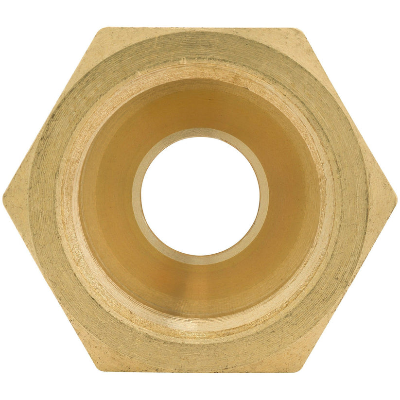 4LIFETIMELINES 3/16 (3/8-24 Inverted) Brass Brake Line Union, Coupler, Pack of 50 - 4LifetimeLines