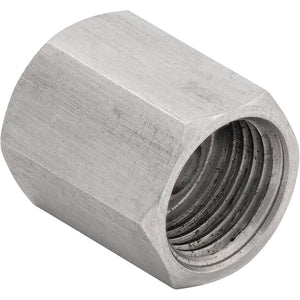 Brake Line Union | 1/4" (7/16-24 Inverted) | Stainless Steel | 10ct