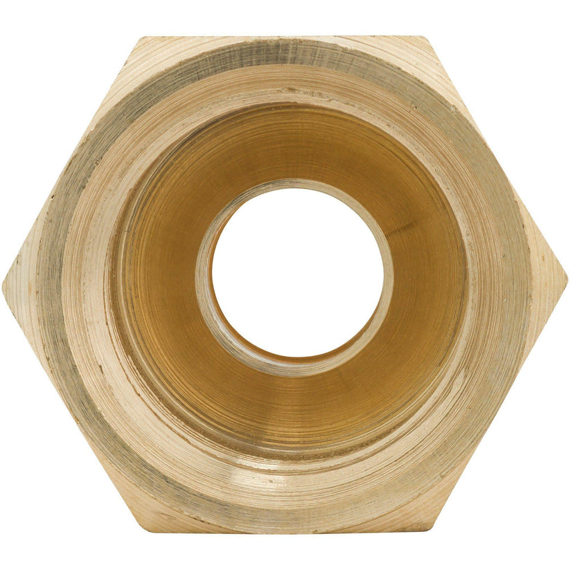 1/4" (7/16-24 Inverted) | Brass Brake Line Union | 10ct - 4LifetimeLines