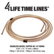 3/16 Copper Nickel 12 ft Coil Flared & Fitted - 4LifetimeLines