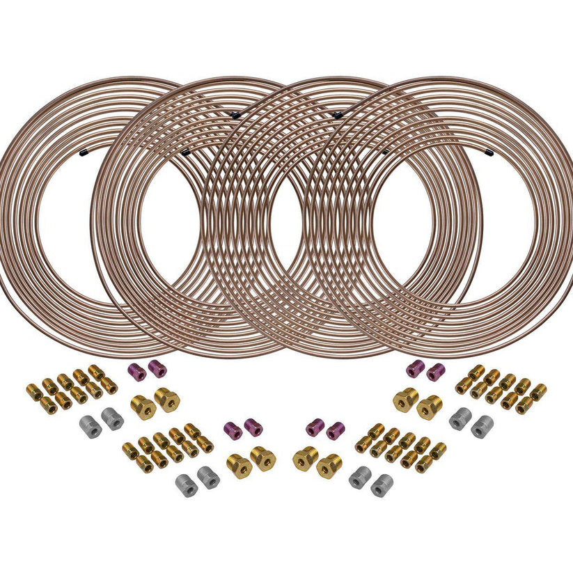 3/16" x 25 | Copper-Nickel Brake Line Kits | 4 Kits - 4LifetimeLines