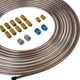 1/4" x 25 | Copper-Nickel Brake Line Tubing Coil and Fitting Kit - 4LifetimeLines