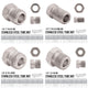 1/4" 25 ft Copper Nickel Brake Line Kit | 16 Stainless Steel Fittings - 4LifetimeLines