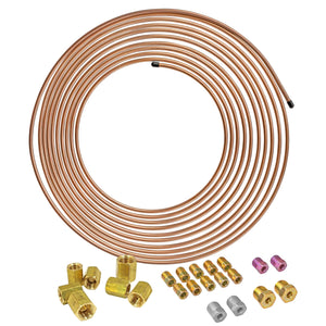 3/16" Copper Nickel Brake Line Replacement Kit and 3/16" Union Kit - 4LifetimeLines