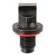 4LIFETIMELINES 1/2-20 Black Oxide Coated Steel Oil Drain Plug, 14mm Hex - 4LifetimeLines