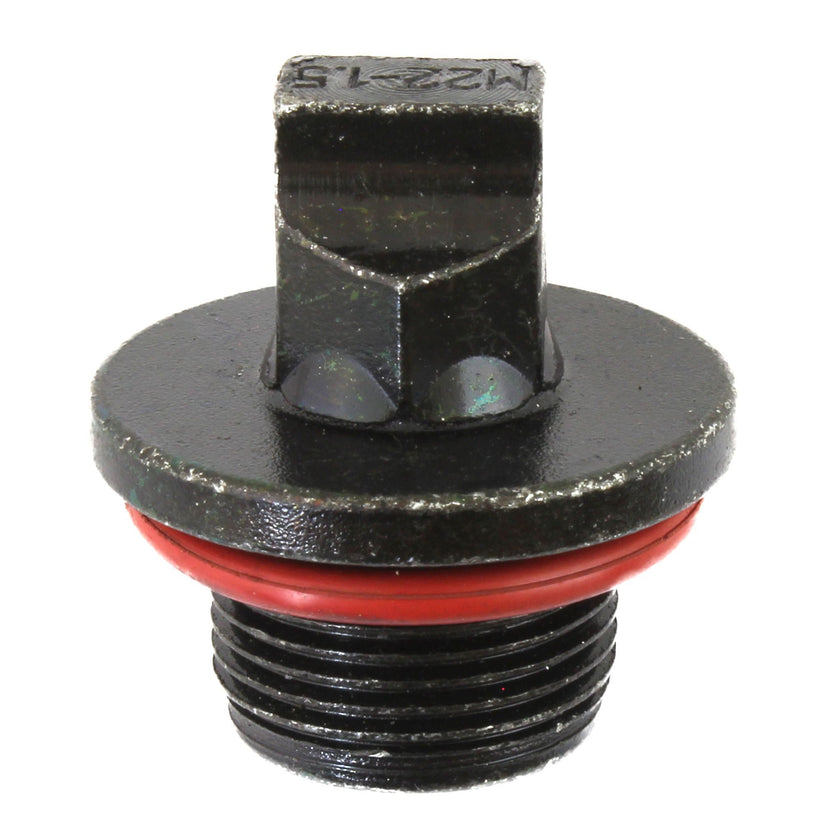 4LIFETIMELINES M22x1.50 Black Oxide Coated Steel Oil Drain Plug, 14mm Hex - 4LifetimeLines