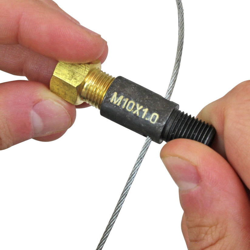 Metric Brake Line Fitting Size Gauge