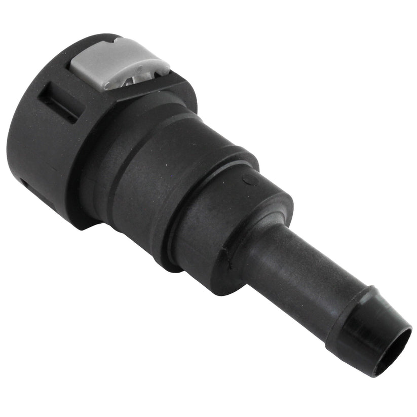 4LIFETIMELINES Fuel Line Quick Connect , Straight Push-On, Adapter for 1/2 in Steel to 1/2 in Nylon Tubing, Bag of 2 - 4LifetimeLines