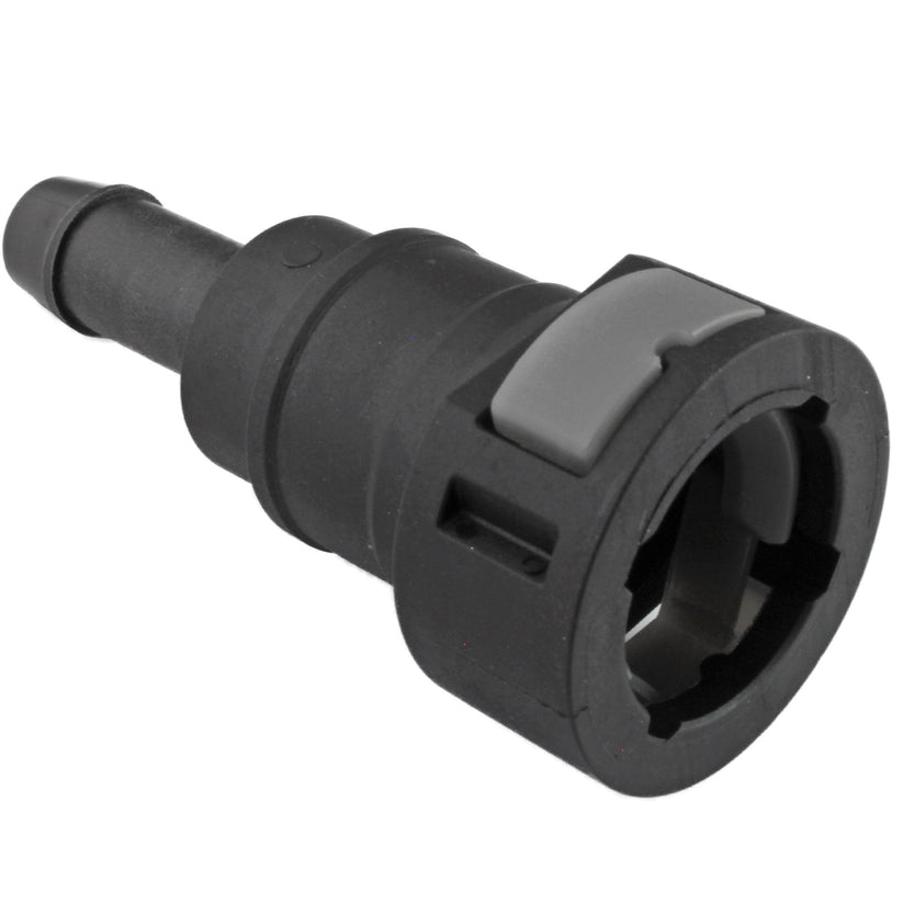 4LIFETIMELINES Fuel Line Quick Connect , Straight Push-On, Adapter for 1/2 in Steel to 1/2 in Nylon Tubing, Bag of 2 - 4LifetimeLines