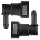 4LIFETIMELINES Fuel Line Quick Connect , 90 Degree Push-On, Adapter for 1/2 in Steel to 1/2 in Nylon Tubing, Bag of 2 - 4LifetimeLines