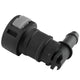 4LIFETIMELINES Fuel Line Quick Connect , 90 Degree Push-On, Adapter for 1/2 in Steel to 1/2 in Nylon Tubing, Bag of 2 - 4LifetimeLines