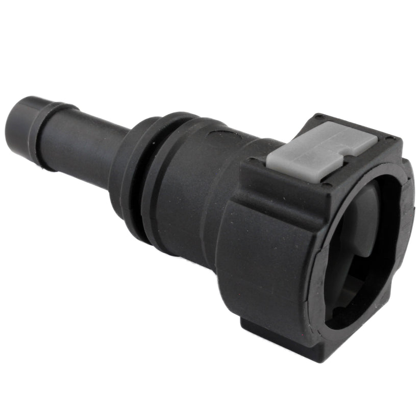 4LIFETIMELINES Fuel Line Quick Connect , Straight Push-On, Adapter for 12 mm Steel to 1/2 in Nylon Tubing, Bag of 2 - 4LifetimeLines