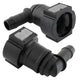4LIFETIMELINES Fuel Line Quick Connect , 90 Degree Push-On, Adapter for 12 mm Steel to 1/2 in Nylon Tubing, Bag of 2 - 4LifetimeLines