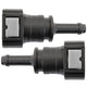 4LIFETIMELINES Fuel Line Quick Connect , Straight Push-On, Adapter for 3/8 in Steel to 5/16 in Nylon Tubing, Bag of 2 - 4LifetimeLines