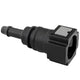 4LIFETIMELINES Fuel Line Quick Connect , Straight Push-On, Adapter for 5/16 in Steel to 5/16 in Nylon Tubing, Bag of 2 - 4LifetimeLines