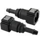 4LIFETIMELINES Fuel Line Quick Connect , Straight Push-On, Adapter for 5/16 in Steel to 5/16 in Nylon Tubing, Bag of 2 - 4LifetimeLines