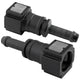 4LIFETIMELINES Fuel Line Quick Connect , Straight Push-On, Adapter for 1/4 in Steel to 5/16 in Nylon Tubing, Bag of 2 - 4LifetimeLines