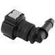 4LIFETIMELINES Fuel Line Quick Connect , 90 Degree Push-On, Adapter for 3/8 in Steel to 3/8 in Nylon Tubing, Bag of 2 - 4LifetimeLines