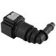 4LIFETIMELINES Fuel Line Quick Connect , 90 Degree Push-On, Adapter for 3/8 in Steel to 5/16 in Nylon Tubing, Bag of 2 - 4LifetimeLines