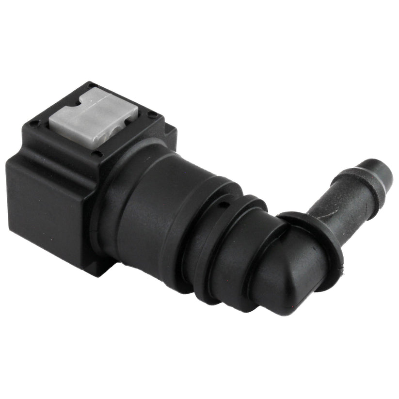 4LIFETIMELINES Fuel Line Quick Connect , 90 Degree Push-On, Adapter for 3/8 in Steel to 5/16 in Nylon Tubing, Bag of 2 - 4LifetimeLines
