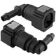 4LIFETIMELINES Fuel Line Quick Connect , 90 Degree Push-On, Adapter for 3/8 in Steel to 5/16 in Nylon Tubing, Bag of 2 - 4LifetimeLines